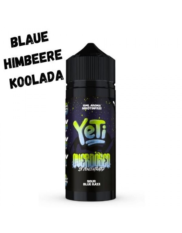 Sour Blue Razz  Aroma 10ml Yeti Overdosed