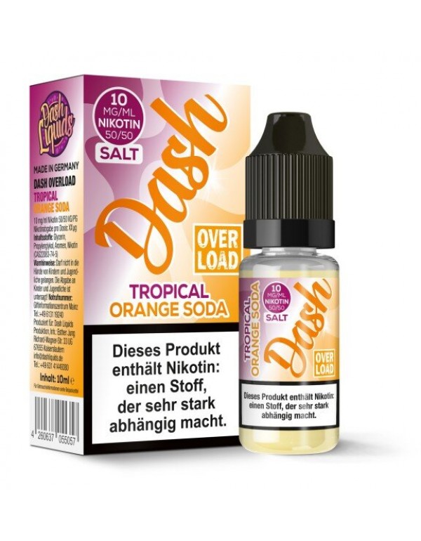 Tropical Orange Soda Nikotinsalz Liquid 10ml Dash ...