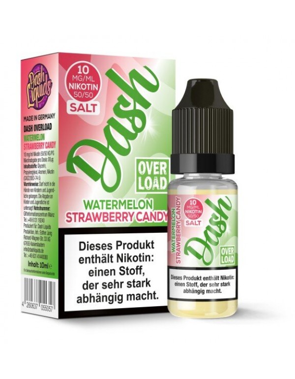 Watermelon Strawberry Candy Nikotinsalz Liquid 10m...
