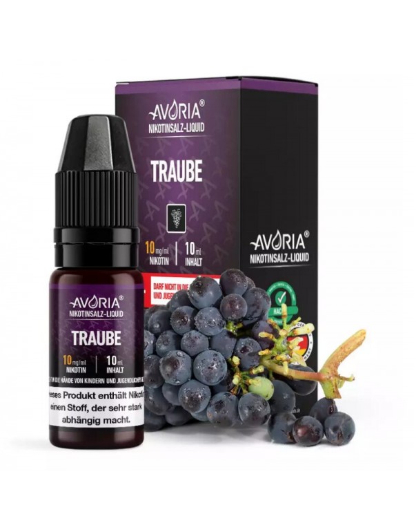 Traube Nikotinsalz Liquid 10ml Avoria