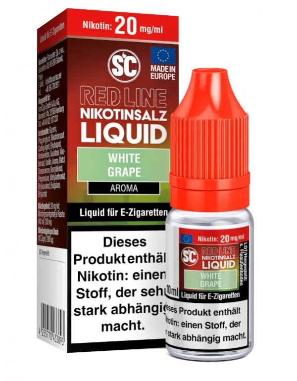 White Grape Nikotinsalz Liquid SC Red Line