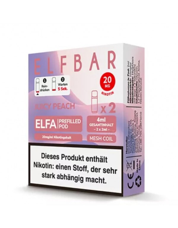 Peach Ice Elfa Pod 2 Stück