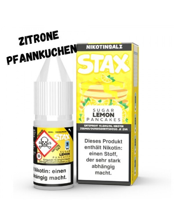 Sugar & Lemon Pancakes Nikotinsalz Liquid 10ml...