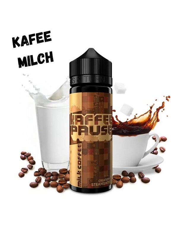 Milk & Kaffee Aroma 10ml Kaffeepause by Steamshots