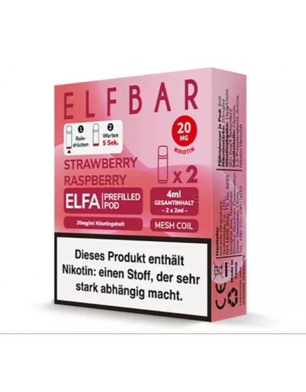 Strawberry Raspberry Elfa Pod 2 Stück