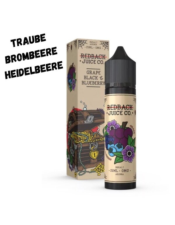 Grape Black & Blueberry Aroma 15ml Redback Juice Co