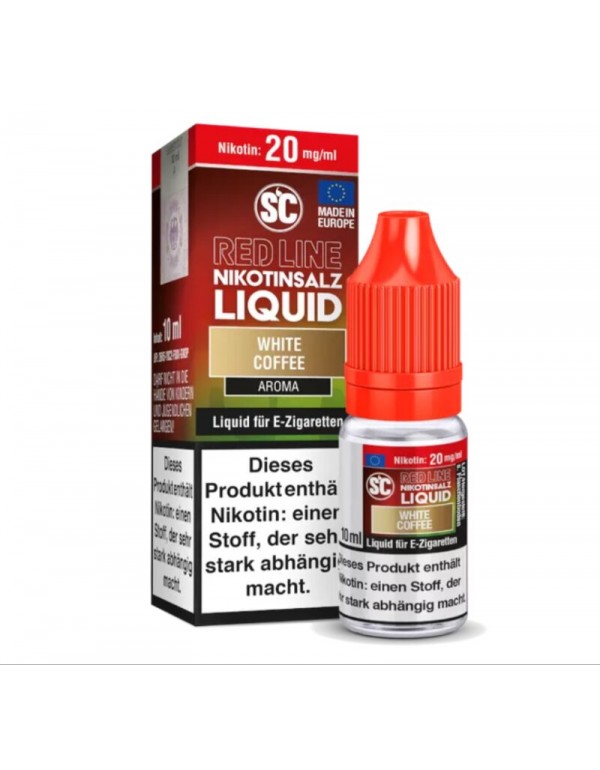 White Coffee Nikotinsalz Liquid SC Red Line