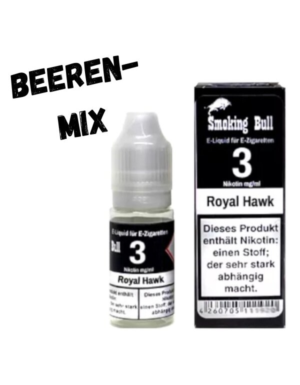 Royal Hawk Liquid 10ml Smoking Bull