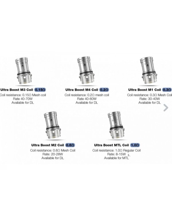 Lost Vape Ultra Boost Verdampferkopf 5 Stück