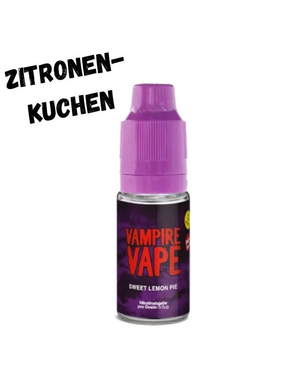 Sweet Lemon Pie Liquid 10ml Vampire Vape