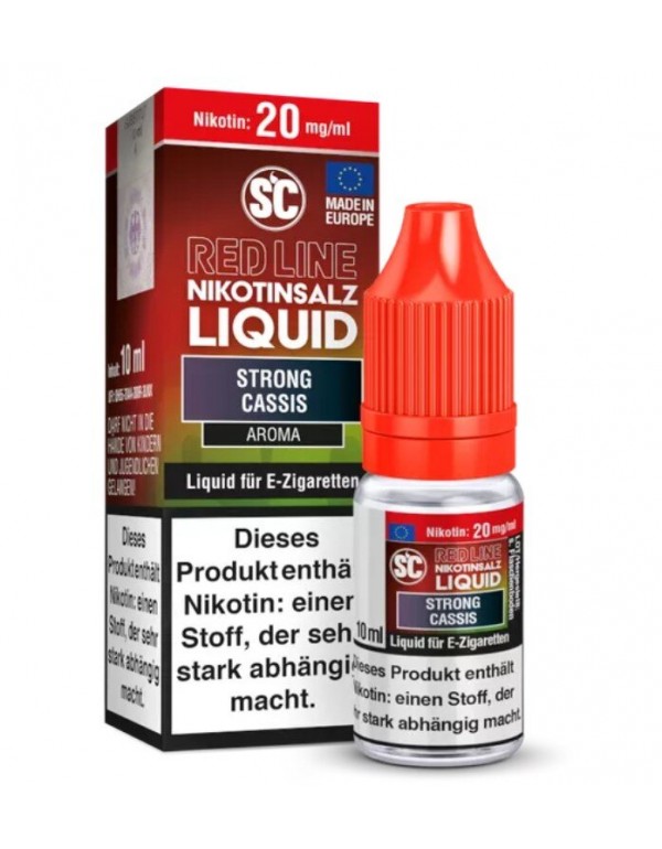 Strong Cassis Nikotinsalz Liquid SC Red Line