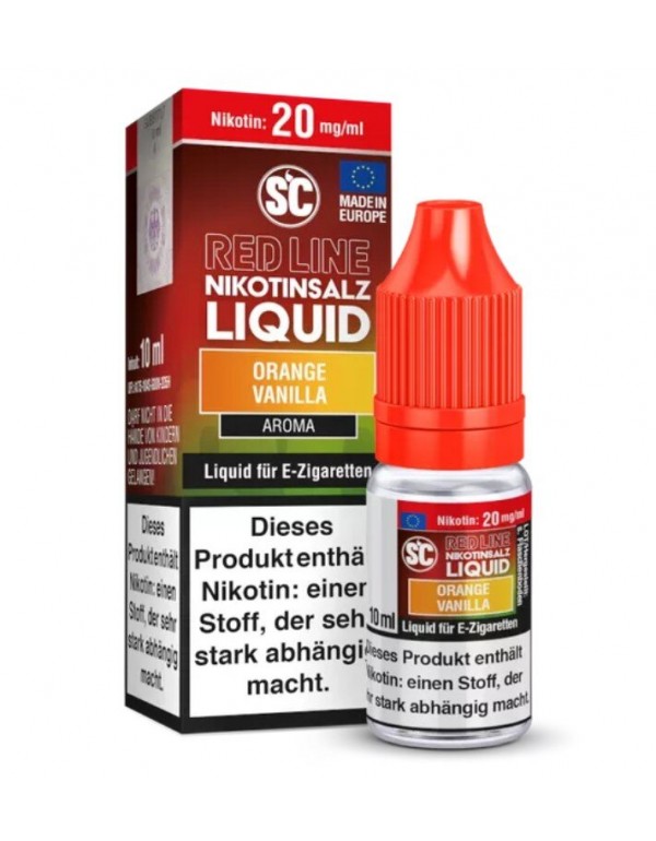 Orange Vanilla Nikotinsalz Liquid SC Red Line