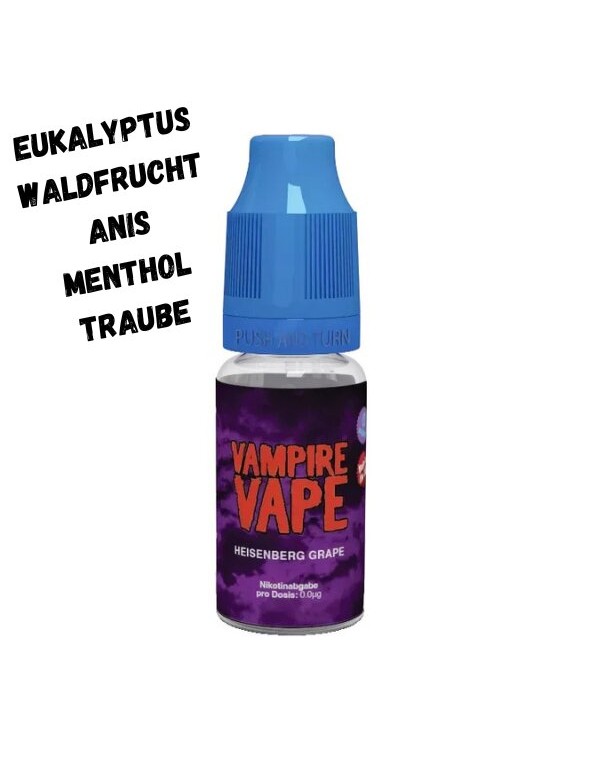 Heisenberg Grape Liquid 10ml Vampire Vape