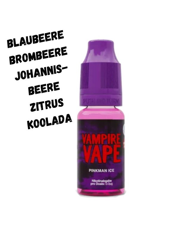Pinkman Ice Liquid 10ml Vampire Vape