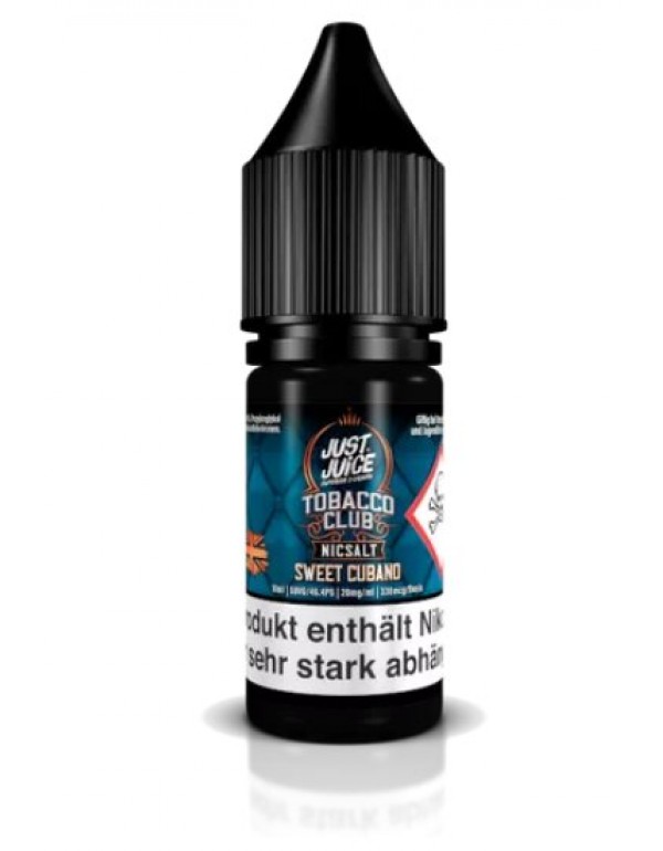Sweet Cubano Tobacco Nikotinsalz Liquid 10ml Just Juice