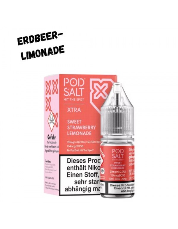Sweet Strawberry Lemonade Nikotinsalz Liquid 10ml ...
