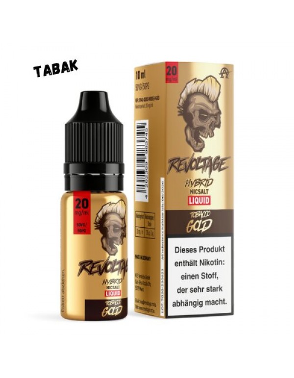 Tobacco Gold Hybrid Nikotinsalz Liquid 10ml Revolt...