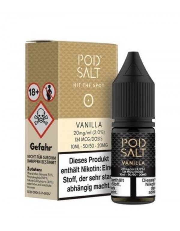 Vanilla Nikotinsalz Liquid 10ml Pod Salt