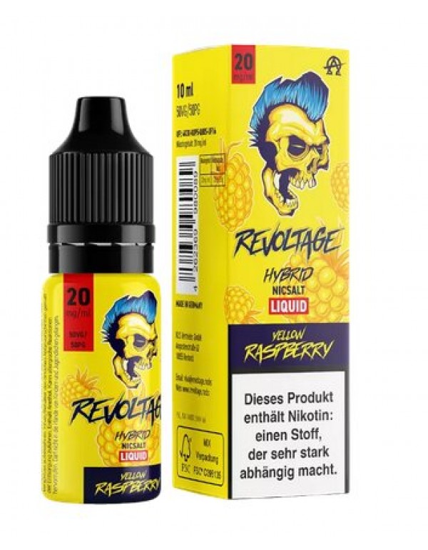 Yellow Raspberry Hybrid Nikotinsalz Liquid 10ml Re...