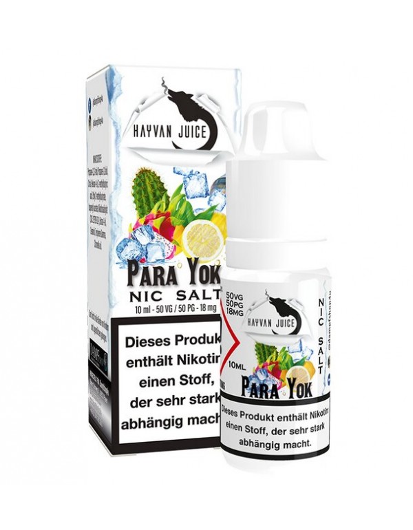 Para Yok 18mg Nikotin Salz Liquid Hayvan Juice