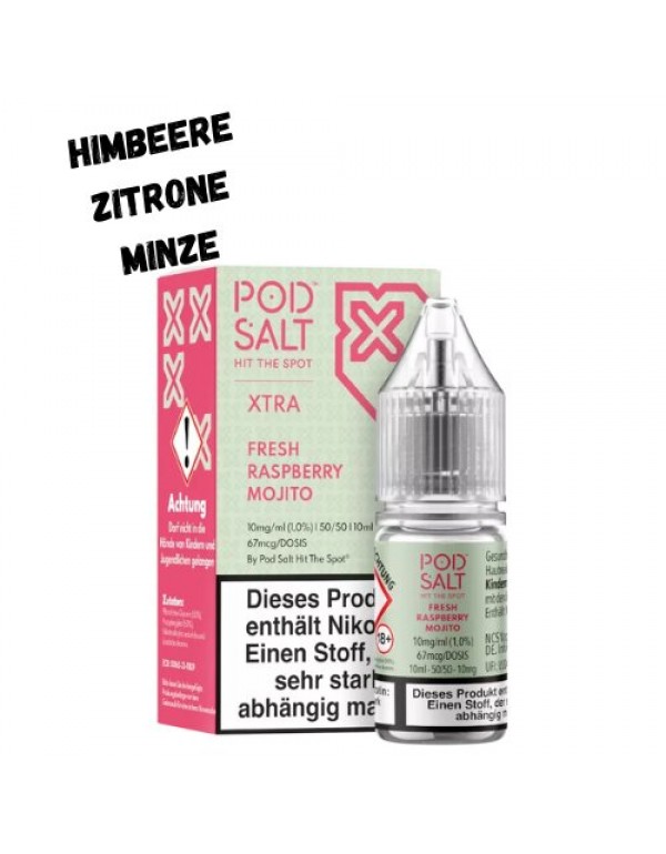 Fresh Raspberry Mojito Nikotinsalz Liquid 10ml Pod Salt XTRA
