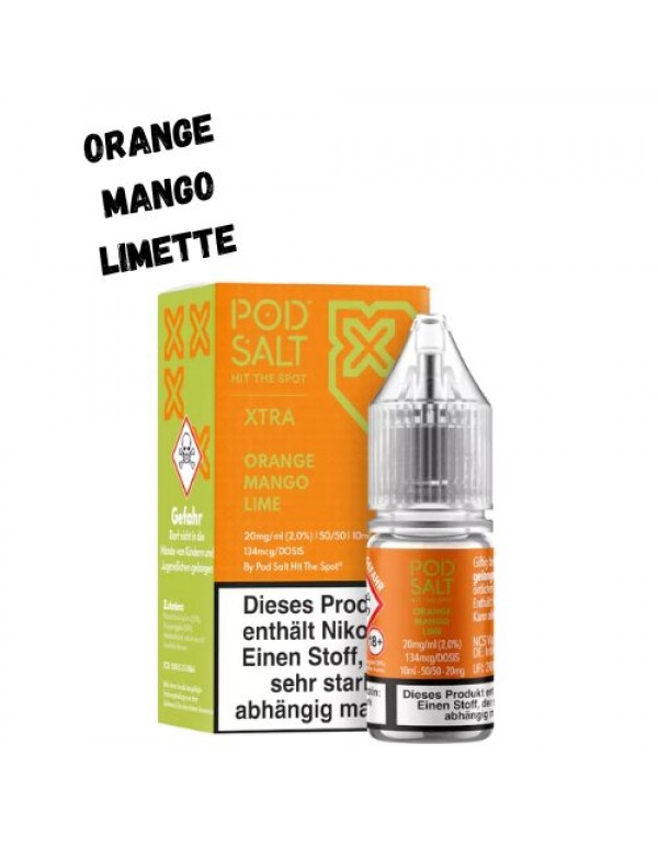 Orange Mango Lime Nikotinsalz Liquid 10ml Pod Salt...