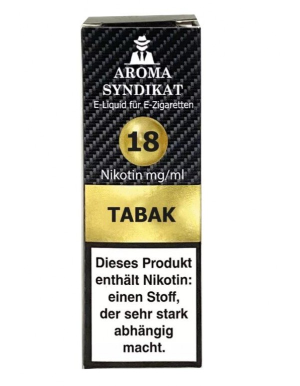 Tabak 18mg Nikotin Salz Liquid 10ml Aroma Syndikat