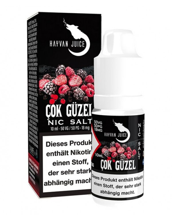 Cok Güzel 18mg Nikotin Salz Liquid Hayvan Juice