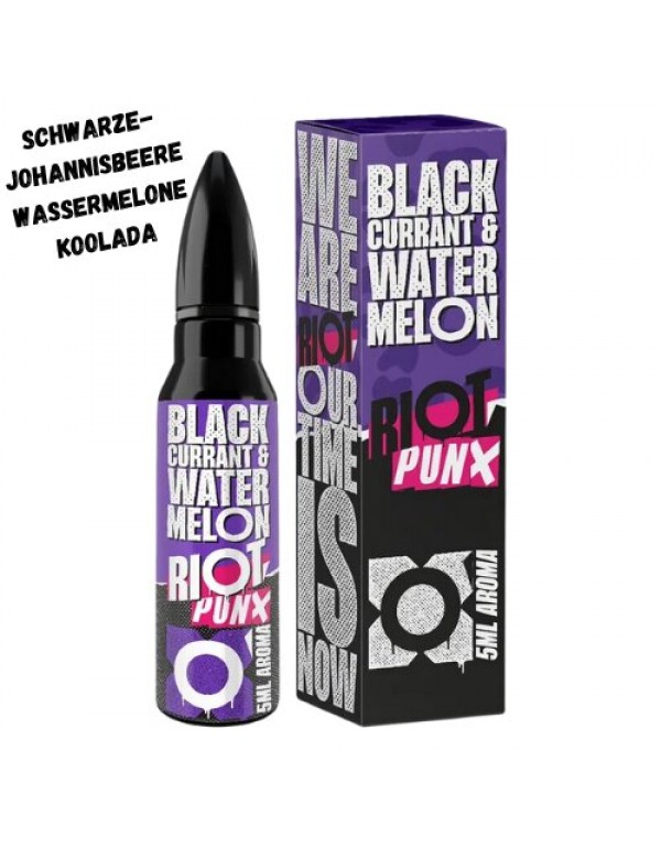 Blackcurrant Watermelon Aroma 5ml Punx by Riot Squad