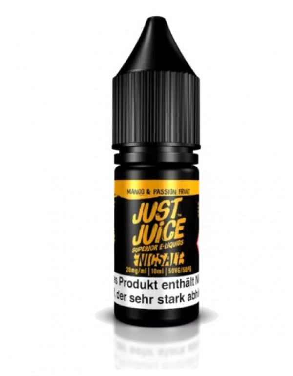 Mango & Passion Fruit Nikotinsalz Liquid 10ml 20mg Just Juice